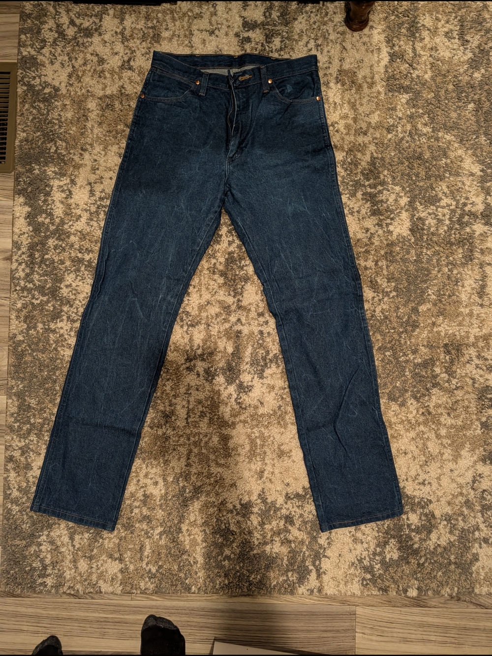 Wrangler Men's Dark Indigo Bootcut Jeans